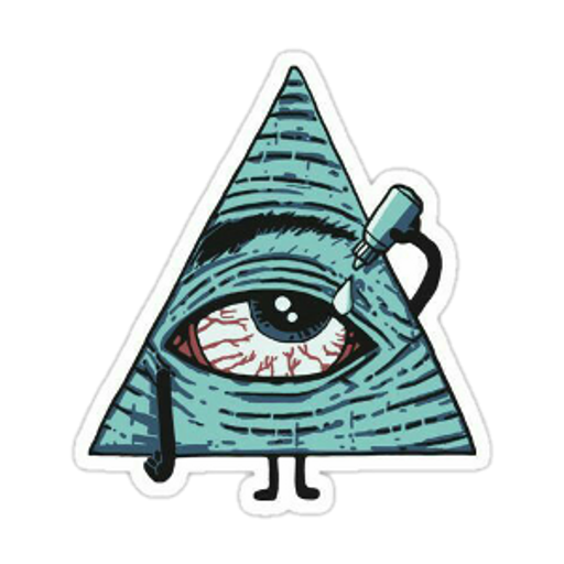 here is a When Your Third Eye Has Seen Too Much Bullshit sticker from the Noob Pack collection for sticker mania